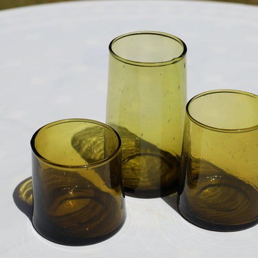 Lot de 6 verres à eau Beldi Ambré - Monsieur