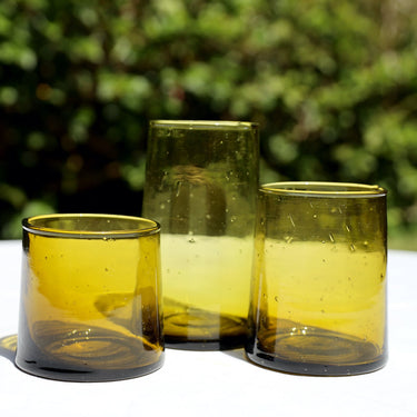 Lot de 6 verres à eau Beldi Ambré - Monsieur