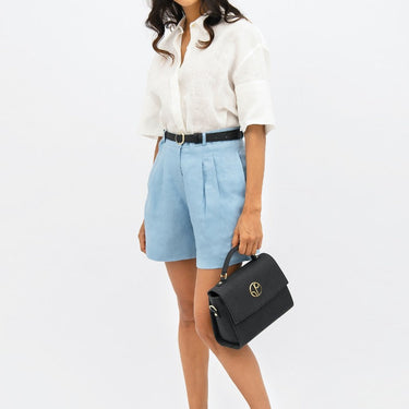 French Riviera - Mom Shorts - Bleu Ciel