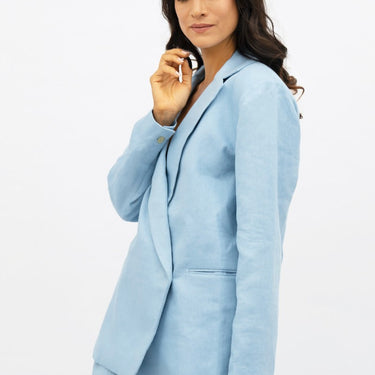 Havana - Blazer Oversize - Bleu Ciel