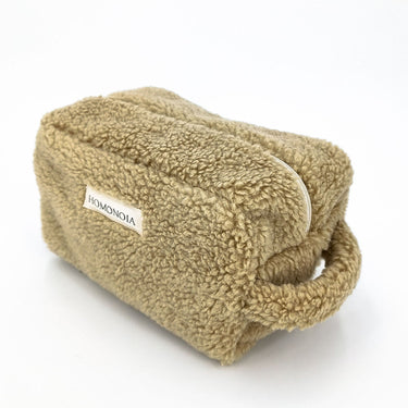 Trousse de toilette Rosa moumoute beige