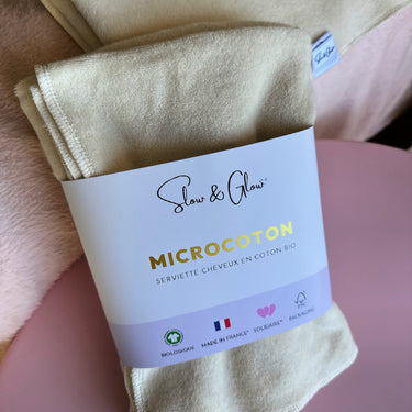 Serviette Microcoton pour les cheveux en coton BIO