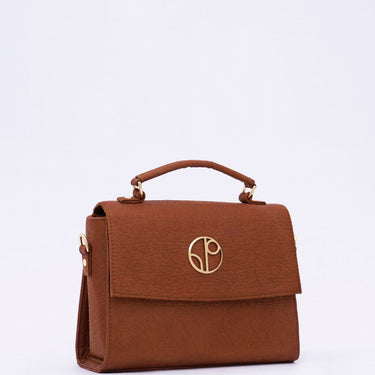 London - Piñatex® Crossbody Bag - Mocha