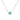 Collier avec Chrysoprase Turquoise en Argent