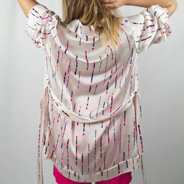 BALI - Mid-length Kimono - Tribe print