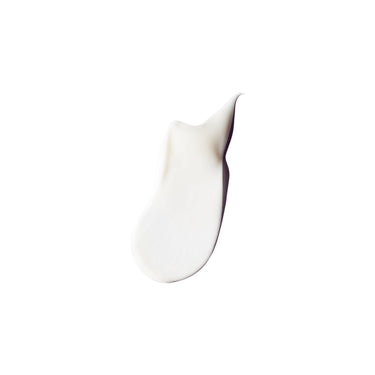 Image of a swipe of a creamed colored gel on a white background