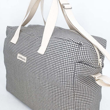 Sac week-end vichy noir & blanc