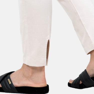 Salo - Pantalon Fuselé - Blanc Cassé