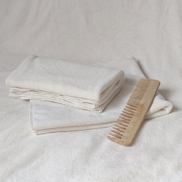 Serviette Microcoton pour les cheveux en coton biologique