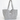 Sac cabas jacquard noir et blanc